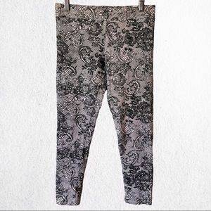 Crossover1 Paisley Floral Leggings